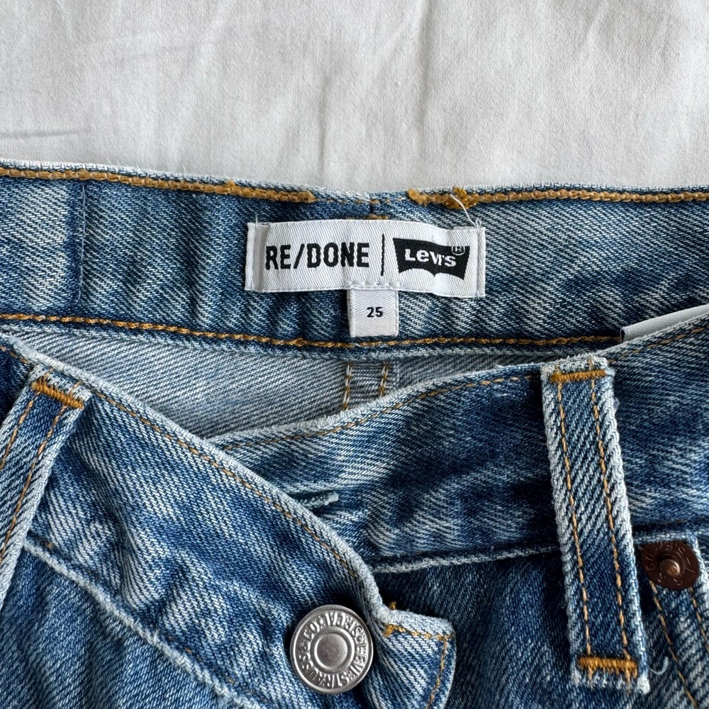 Re/Done High Rise Butt Rip Jeans - Picture 6 of 6